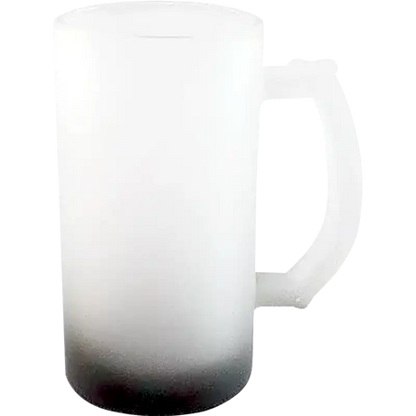 Tarro de vidrio 16oz Cervecero Glaseado con base de color (Caja de 24) Color Make
