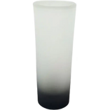 Vaso de vidrio 2 5oz Estilo tequilero Glaseado con fondo de color (Caja de 12) Color Make