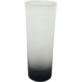 Vaso de vidrio 2.5oz Estilo tequilero Glaseado con fondo de color (Caja de 12) Color Make | Rojo | SKU CADVSTQ012002ORD | Color Make
