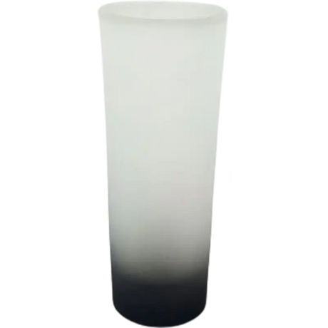 Vaso de vidrio 2 5oz Estilo tequilero Glaseado con fondo de color (Caja de 12) Color Make
