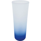 Vaso de vidrio 2 5oz Estilo tequilero Glaseado con fondo de color (Caja de 12) Color Make
