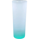 Vaso de vidrio 2 5oz Estilo tequilero Glaseado con fondo de color (Caja de 12) Color Make