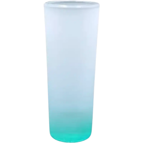 Vaso de vidrio 2 5oz Estilo tequilero Glaseado con fondo de color (Caja de 12) Color Make