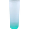 Vaso de vidrio 2 5oz Estilo tequilero Glaseado con fondo de color (Caja de 12) Color Make