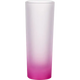 Vaso de vidrio 2.5oz Estilo tequilero Glaseado con fondo de color (Caja de 12) Color Make | Verde | SKU CADVSTQ012002OGR | Color Make