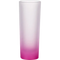 Vaso de vidrio 2 5oz Estilo tequilero Glaseado con fondo de color (Caja de 12) Color Make