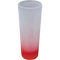 Vaso de vidrio 2 5oz Estilo tequilero Glaseado con fondo de color (Caja de 12) Color Make