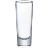 Vaso de vidrio 2 5oz Estilo tequilero Transparente (Caja de 12) Color Make