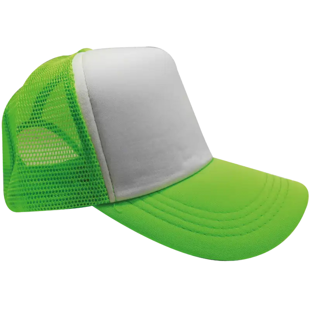 Gorras Trucker de Adulto (Caja de 50) Color Make | Verde Neón Completo | SKU CAECPCO0500000NG | Color Make