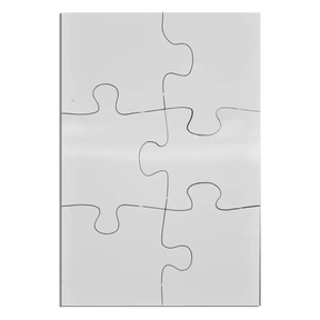 Rompecabezas de MDF Sublimable grosor de 3mm (Por caja) Color Make | 12 piezas  (Caja de 20) | SKU CAFPZRN020003MA4 | Color Make