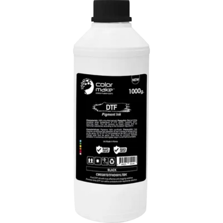 Tinta DTF Etiqueta Negra 1kg. Color Make