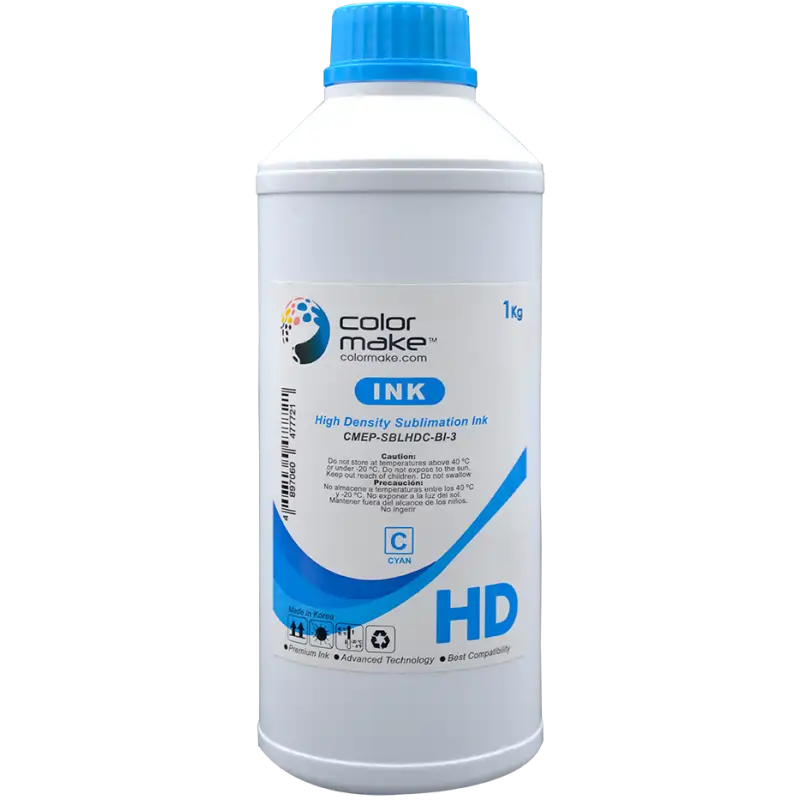Tinta de sublimación 1Kg HD Color Make
