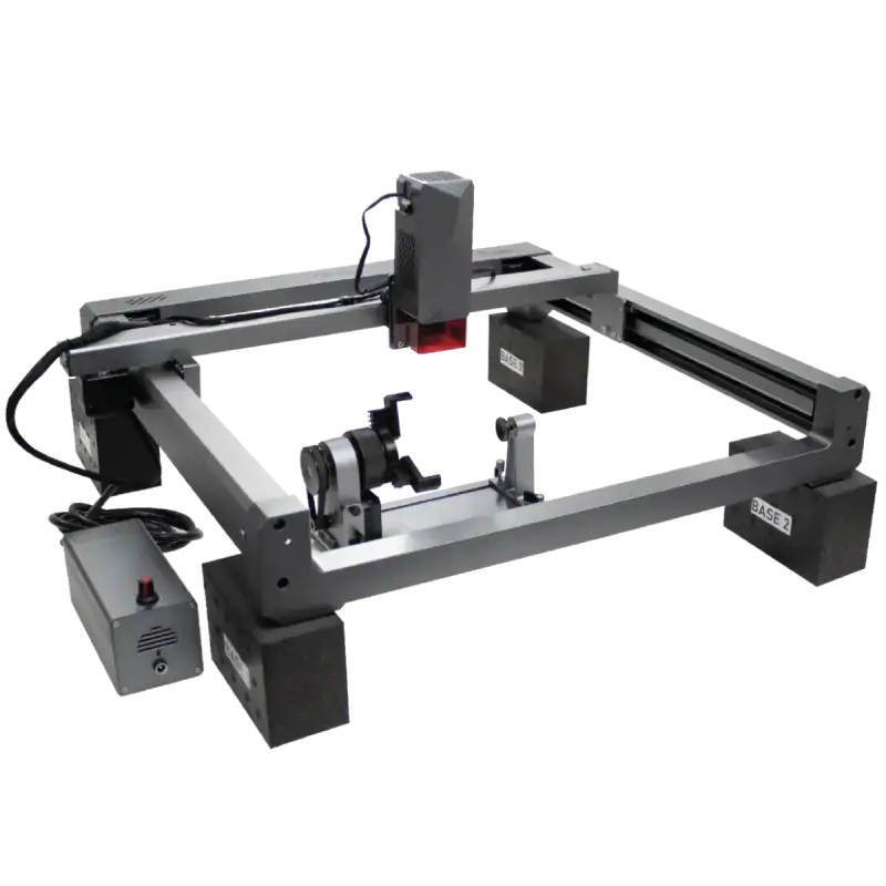 Máquina Láser Squared 2 0 20w  40X40  (inlcuye sistema rotativo y compresor) Color Make