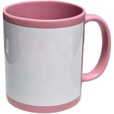 Taza De 11 Oz Con Recuadro Blanco
