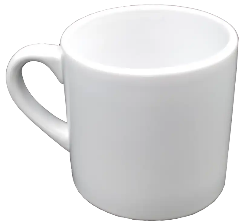 Taza de cerámica 06oz. Blanca. Grado AA ColorMake