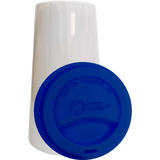 Vaso Tumbler de cerámica 15oz. Cónico con tapa de silicón