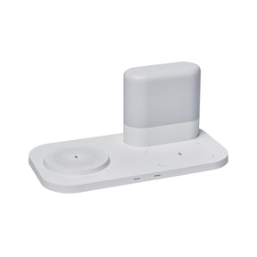 CARGADOR CON LÁMPARA LAMPPU - BLANCO