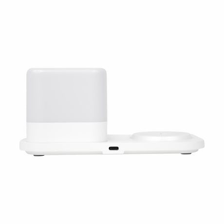 CARGADOR CON LÁMPARA LAMPPU - BLANCO