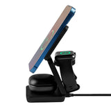 MULTICARGADOR INALÁMBRICO QONEX - NEGRO