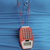 CALCULADORA COLGABLE ENCORE - ROJO