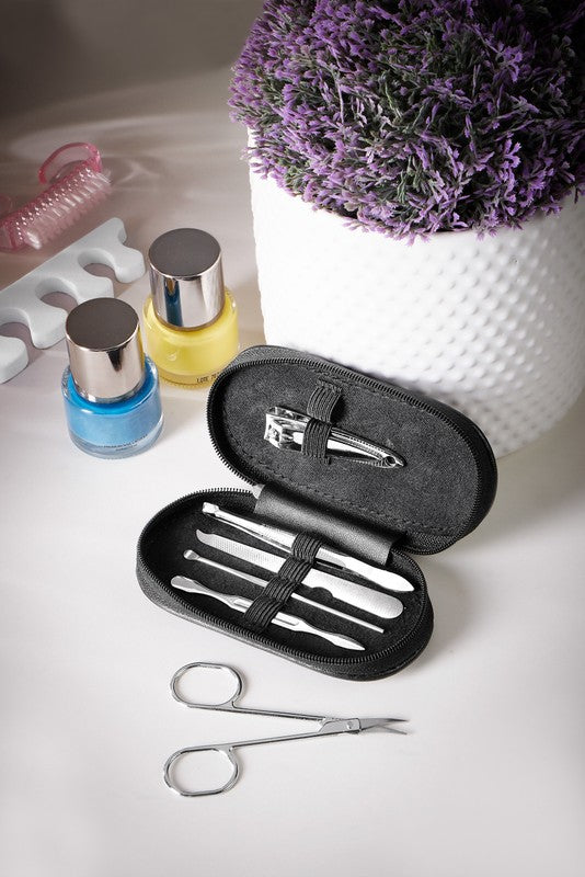 SET DE MANICURE SASKA - NEGRO