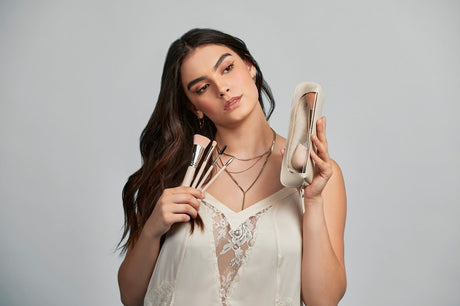 SET DE BROCHAS ROMINA - BEIGE