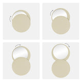 ESPEJO GLANZ - BEIGE