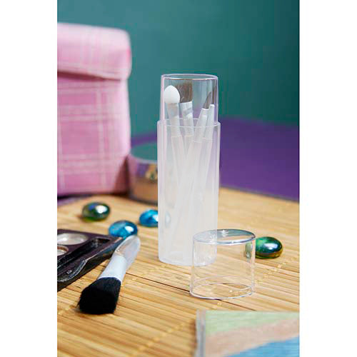SET DE BROCHAS CRYSTAL FACE - TRANSPARENTE