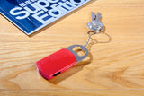LLAVERO DESTAPADOR KINZIG - ROJO