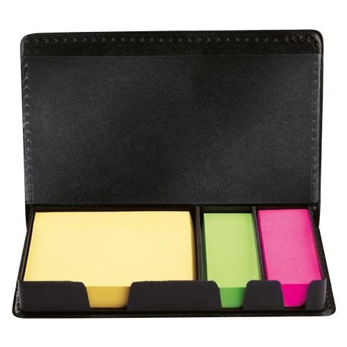 ESTUCHE C/PORTA NOTAS - NEGRO