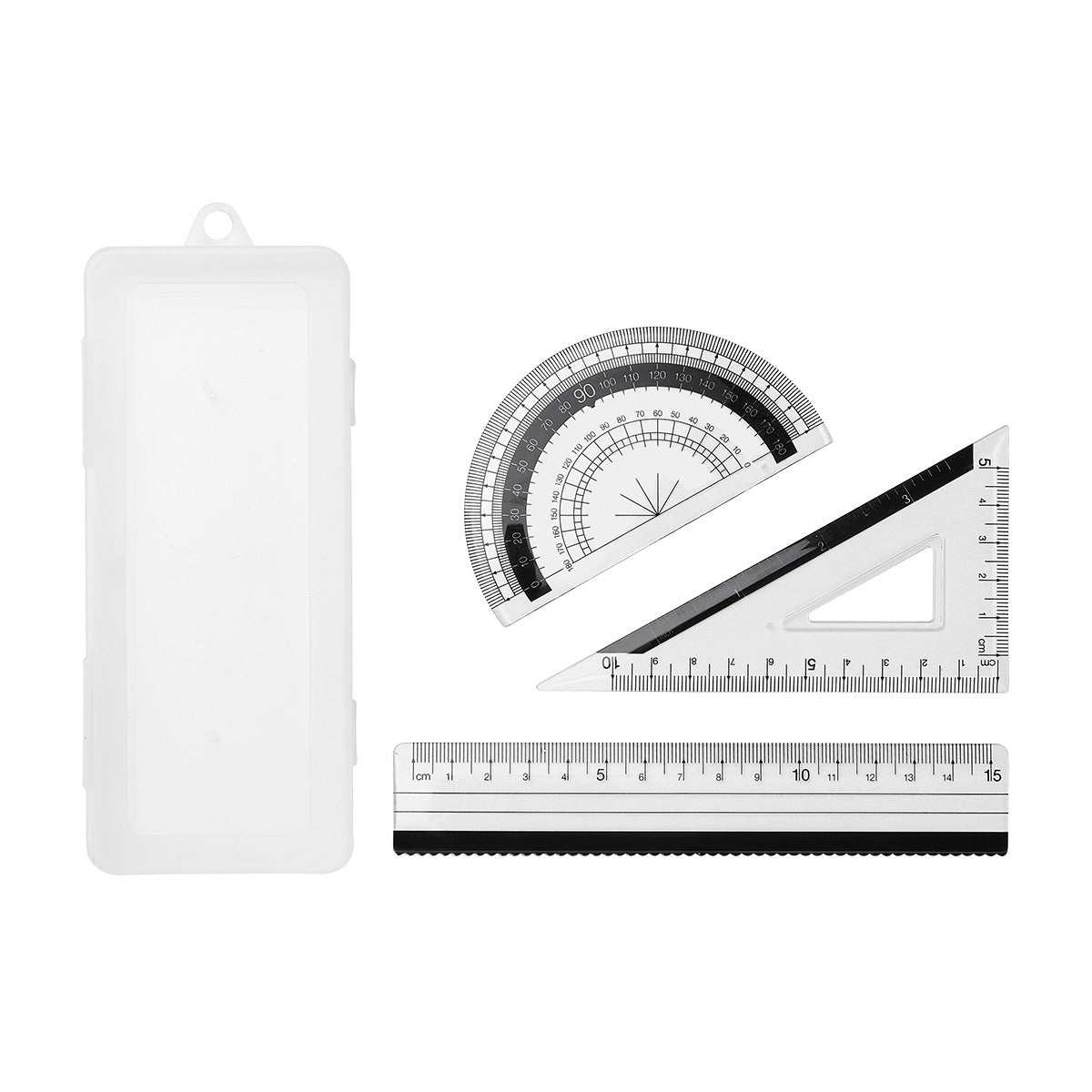 ESTUCHE DE GEOMETRÍA - BLANCO FROSTY