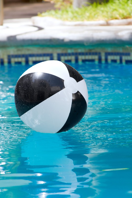 PELOTA DE PLAYA - NEGRO