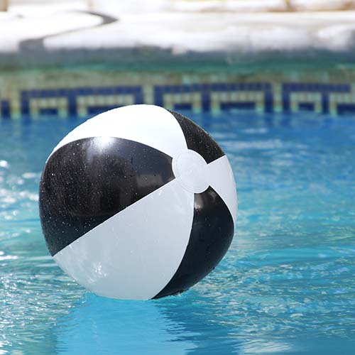 PELOTA DE PLAYA - NEGRO