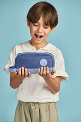 ESTUCHE ESCOLAR SKOLAI - AZUL