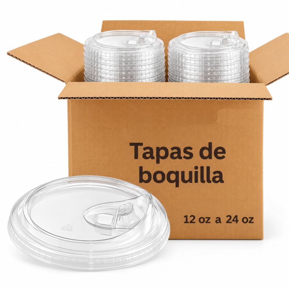 Tapa PET Para Desechable Cristalino 16oz