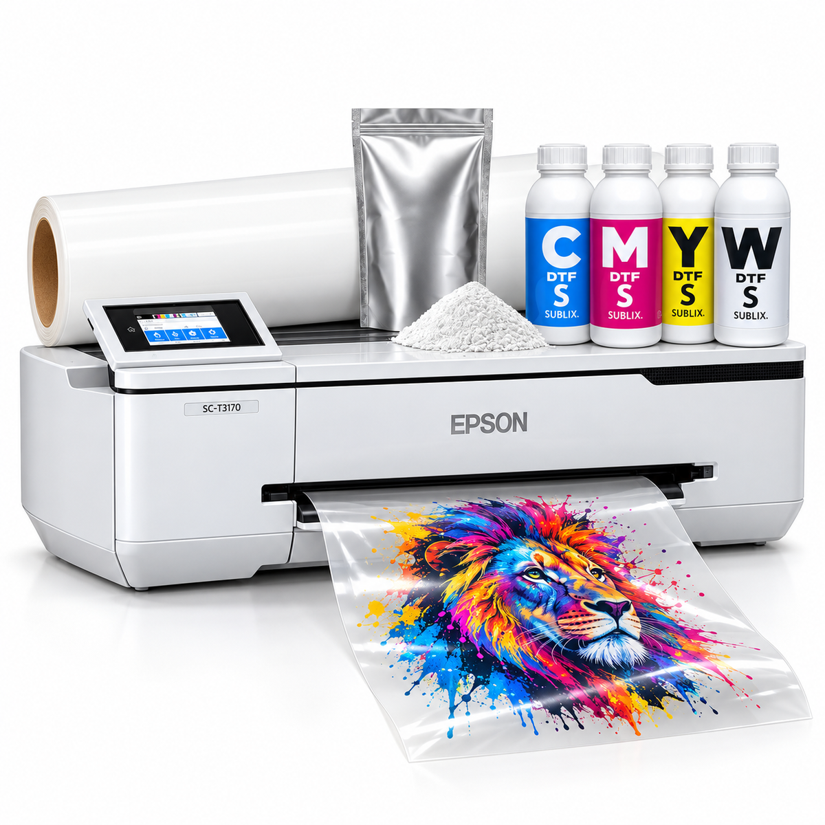 Impresora T3170 60 cm + Kit Para DTF Textil
