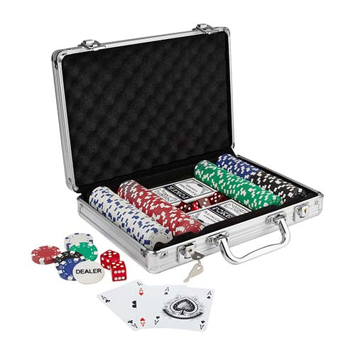 MALETÍN DE POKER BELLAGIO - PLATA