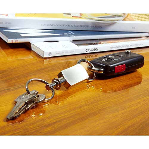 LLAVERO CASA-COCHE - PLATA