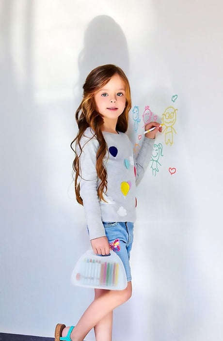 KIT ESCOLAR DRAWING - TRANSPARENTE