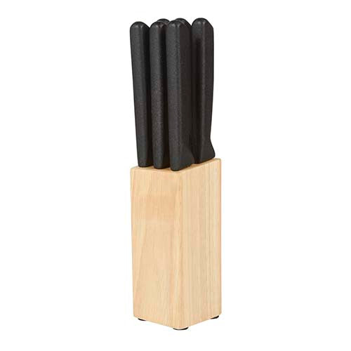 SET DE CUCHILLOS CORVI - NEGRO