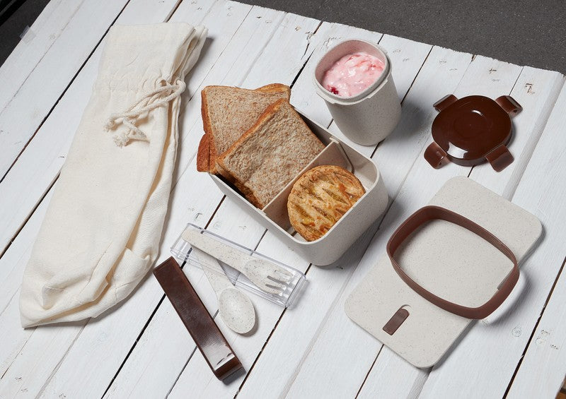 SET DE LONCHERA ECO THUN - BEIGE