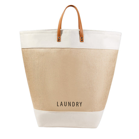 CESTO PARA ROPA ZOE - BEIGE