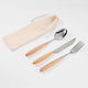 SET DE CUBIERTOS TOMMER - BEIGE