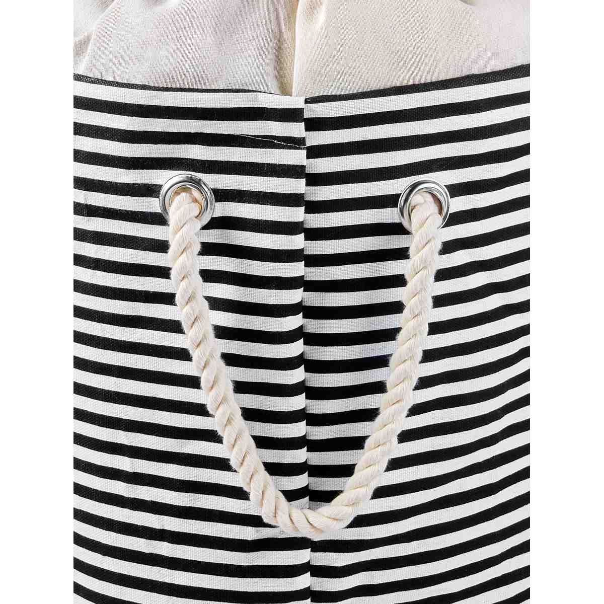 CESTO PARA ROPA JUDITH - NEGRO