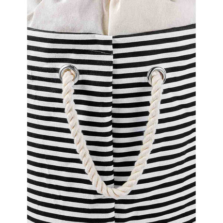 CESTO PARA ROPA JUDITH - NEGRO