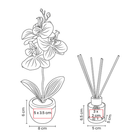 SET DECORATIVO FIORA