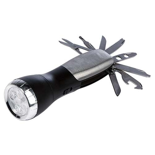 LÁMPARA CON NAVAJA PATHFINDER - PLATA