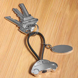 LLAVERO AUTO CON PLACA - NEGRO