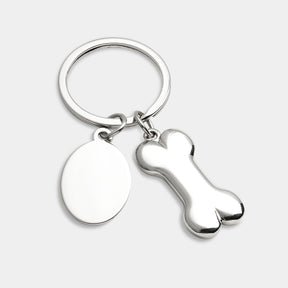 LLAVERO DOGGY - PLATA