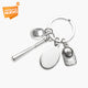 LLAVERO BUNT BASEBALL - PLATA
